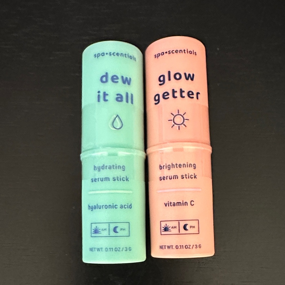 Spa Scentials Spascentials dew it all & glow getter serum stick hyaluronic acid